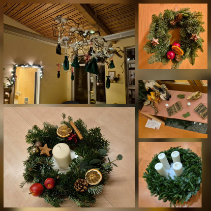 "Sind die Lichter angezündet, Freude zieht in jeden Raum...